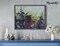 Figured'Art Paint by Numbers Kit for Adults with Frame Goldfinch Birds 16"x20" - Craft Art Painting DIY Kit Canvas Already Stretched on a Wooden Frame